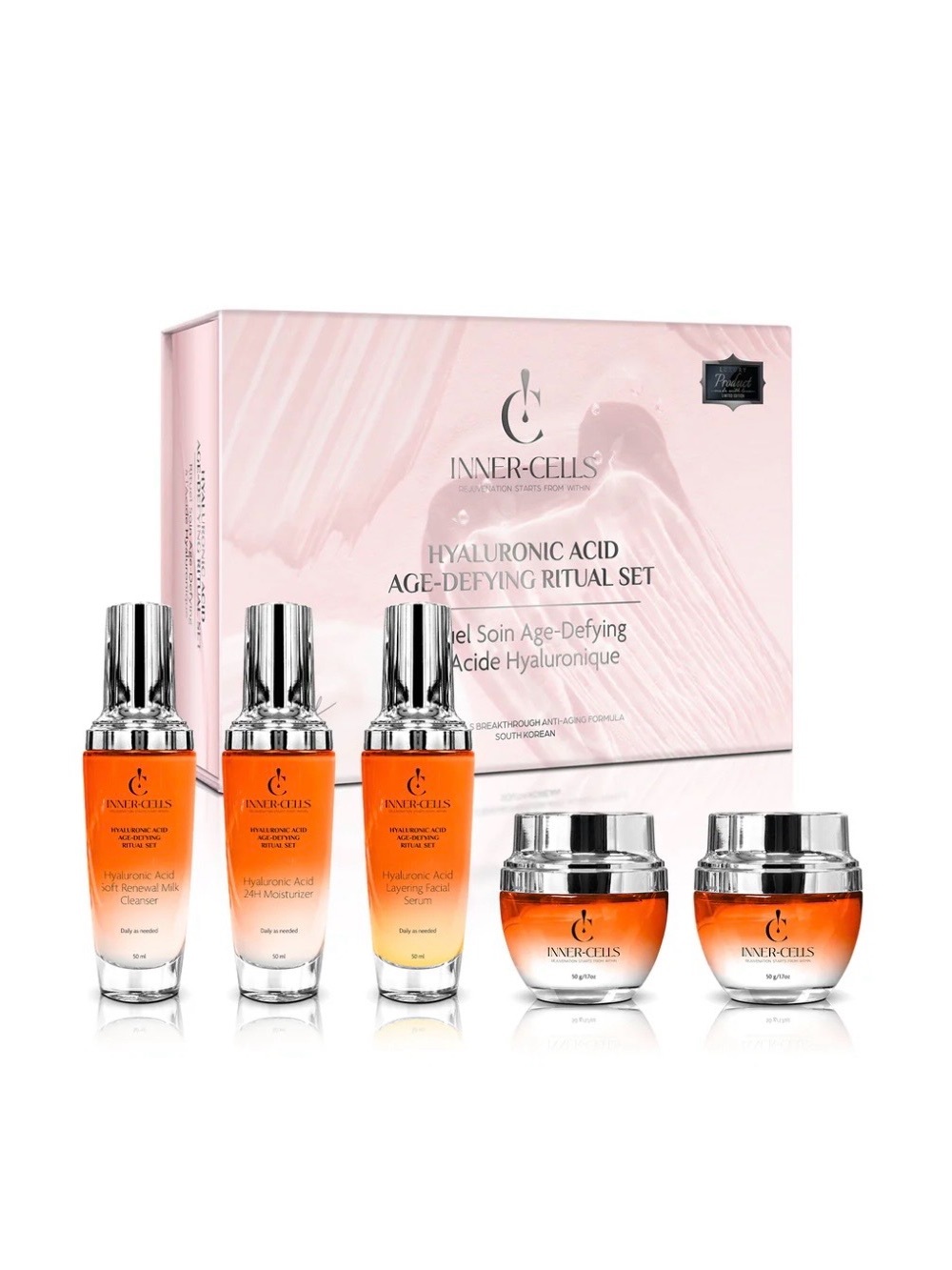 Inner-Cells Hyaluronic Acid Age-Defying Ritual Set